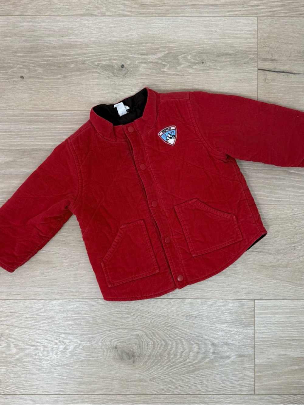Baby Gap Vintage Style Reversible Corduroy Quilted Coat Jacket